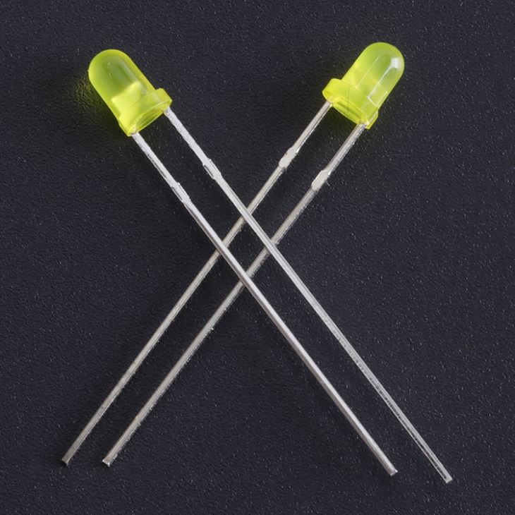 3mm Yellow Led Round Top